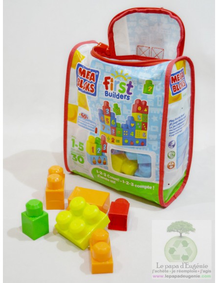 Mega Bloks - 30 pièces genre LEGO - Fille, Garçon - multicolore - 12Mà5A