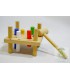Inconnu - set marteau et clous en bois - Fille, Garçon - multicolore - 24M+