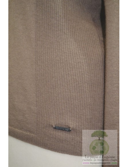 Caroline Biss - pull manches longues - Dame - brun-marron - L-40 FR-T3