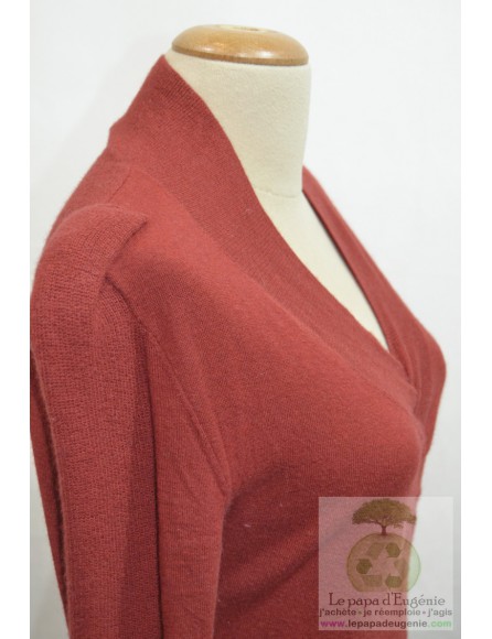 Caroline Biss - pull manches longues - Dame - rouge - L-40 FR-T3