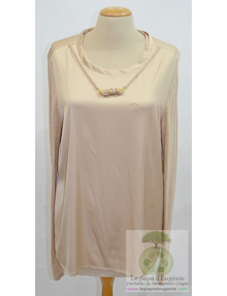 River Woods - blouse - Dame - beige - XL-42 FR-T4