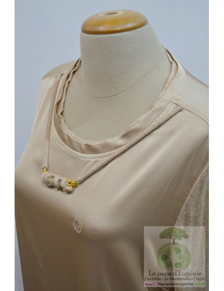 River Woods - blouse - Dame - beige - XL-42 FR-T4