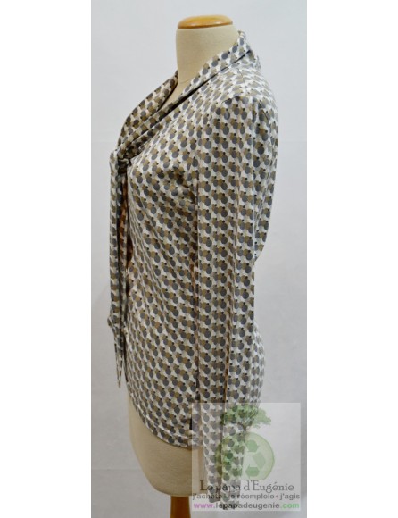 Mer du Nord - blouse - Dame - gris - L-40 FR-T3