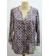 Maison Scotch - blouse - Dame - bleu - XL-42 FR-T4