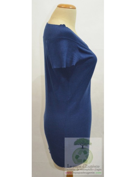 Caroline Biss - top - Dame - bleu - L-40 FR-T3