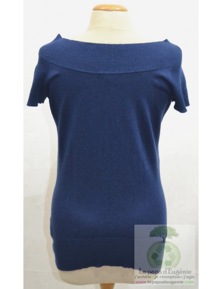 Caroline Biss - top - Dame - bleu - L-40 FR-T3