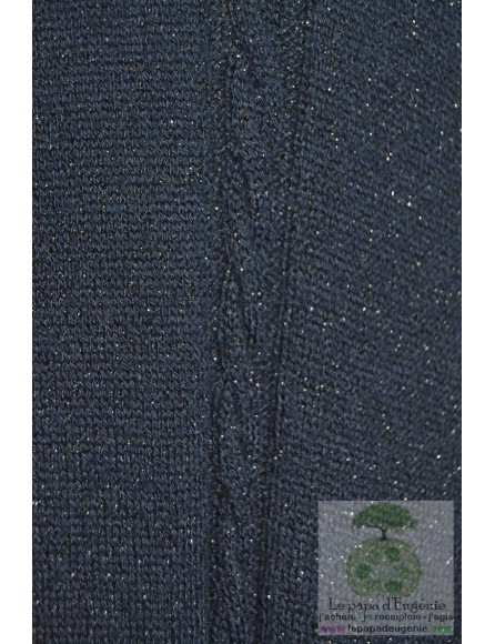 Scapa - cardigan - gilet long - Dame - bleu - L-40 FR-T3