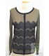 Xandres - cardigan - gilet court - Dame - noir - M-38 FR-T2