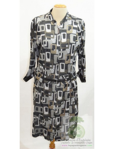 Caroline Biss - robe mi-longue - Dame - gris - XL-42 FR-T4
