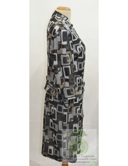 Caroline Biss - robe mi-longue - Dame - gris - XL-42 FR-T4