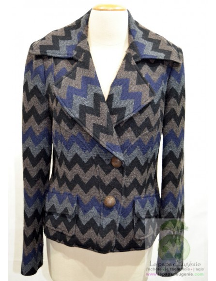 Caroline Biss - veste blazer - Dame - gris - L-40 FR-T3