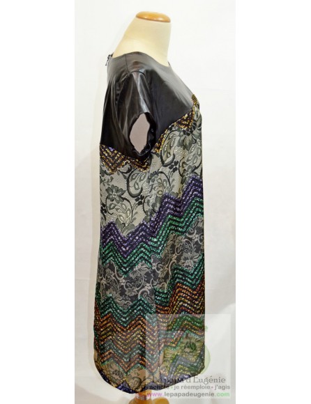 La fée maraboutée - robe mi-longue - Dame - multicolore - L-40 FR-T3