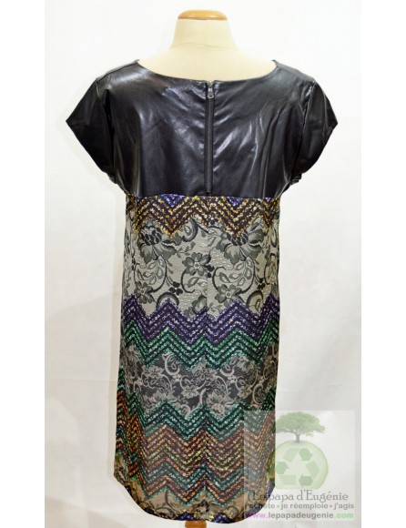 La fée maraboutée - robe mi-longue - Dame - multicolore - L-40 FR-T3