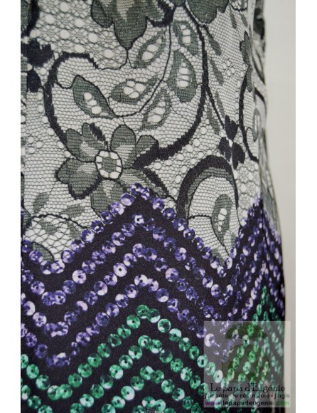 La fée maraboutée - robe mi-longue - Dame - multicolore - L-40 FR-T3