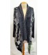 Caroline Biss - cardigan - gilet long - Dame - gris - M-38 FR-T2