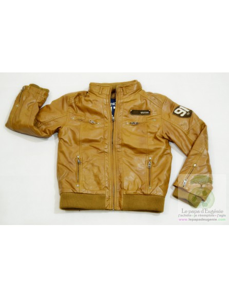 SevenOneSeven 717 - blouson pilote - Fille, Garçon - brun-marron - 7A