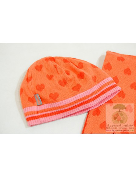Jocko - bonnet et écharpe - Fille - rose - TU