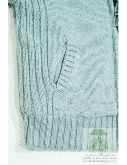 Okaïdi - cardigan - gilet - Fille, Garçon - gris - 6A