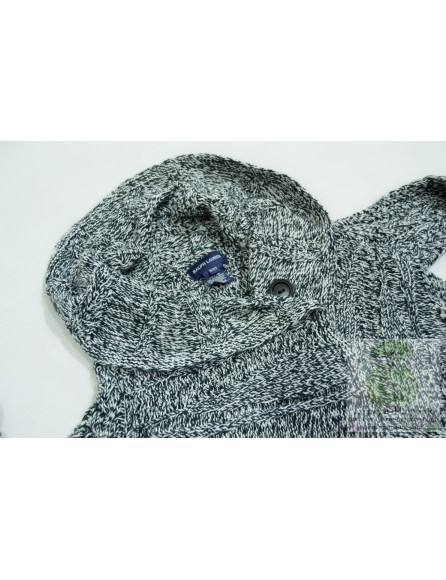 Ralph Lauren - cardigan - gilet mi-long - Fille - gris - 3A