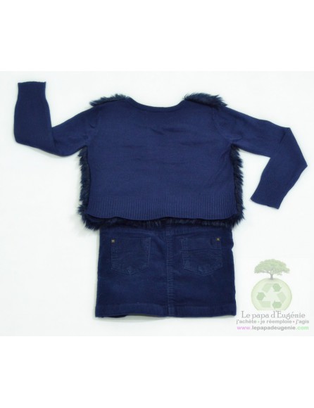 Tape à l'œil - ensemble 2 pièces - Fille - bleu - 5A