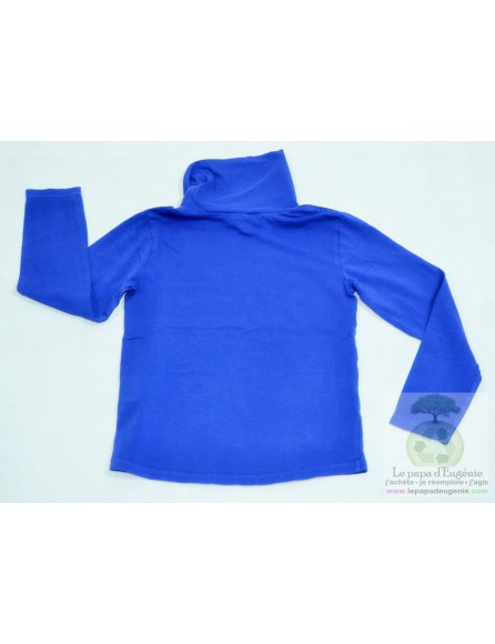 Tape à l'œil - sous-pull col roulé - Fille - bleu - 6A