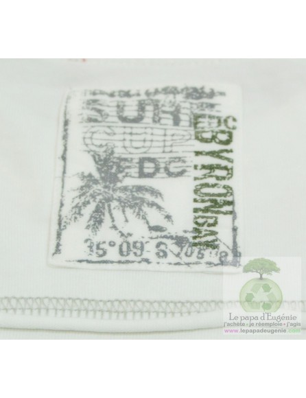 Edc - t-shirt - Garçon - blanc - 8A