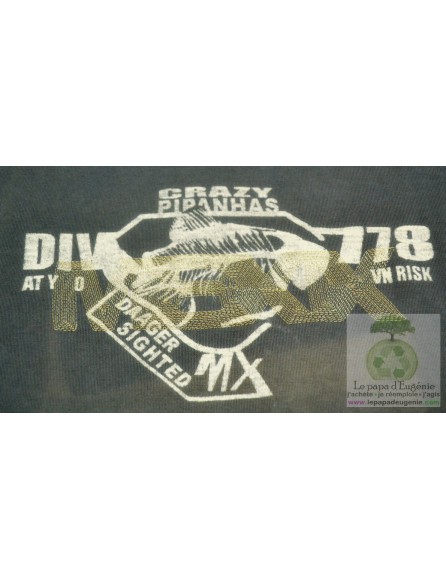 Mexx - t-shirt - Garçon - gris - 9A