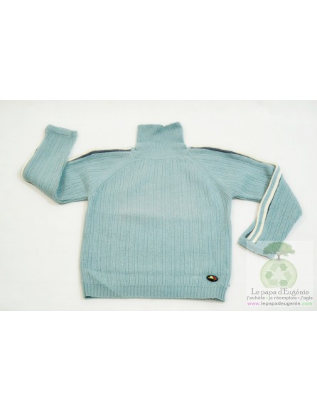 Trespass - pull col roulé - Fille - bleu - 5A