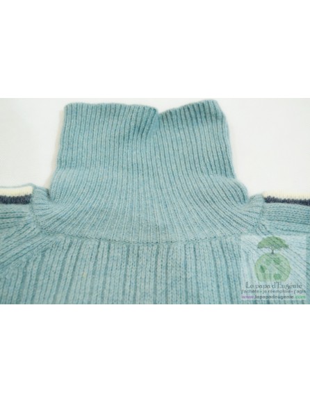 Trespass - pull col roulé - Fille - bleu - 5A