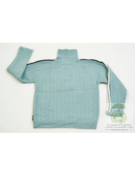 Trespass - pull col roulé - Fille - bleu - 5A