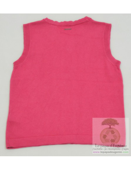 Okaïdi - pull débardeur - Fille - rouge - 8A