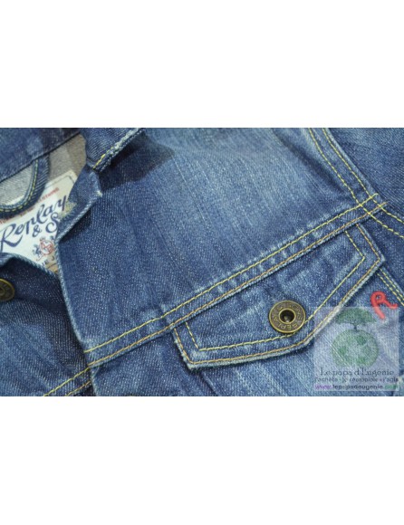 Replay - veste en jeans - Fille, Garçon - bleu - 9A
