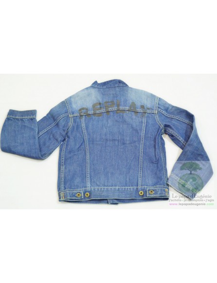 Replay - veste en jeans - Fille, Garçon - bleu - 9A