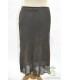 Marée Haute - jupe longue - Dame - noir - XL-42 FR-T4