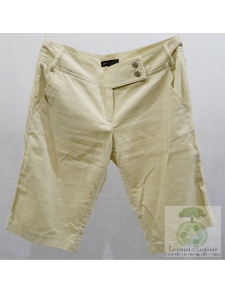 Mango - bermuda - Dame - écru-ivoire - M-38 FR-T2
