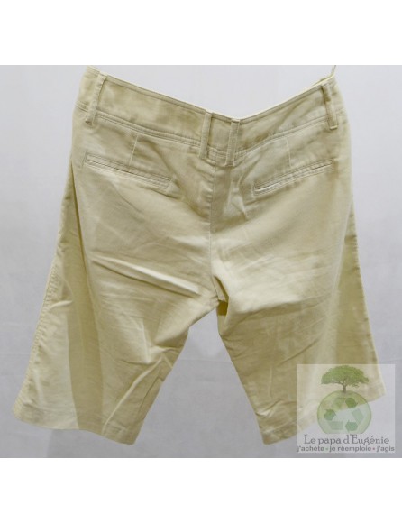 Mango - bermuda - Dame - écru-ivoire - M-38 FR-T2