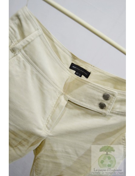 Mango - bermuda - Dame - écru-ivoire - M-38 FR-T2