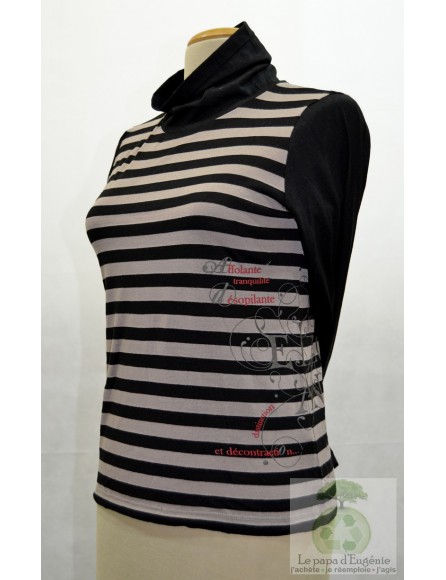 Cop.Copine - top - Dame - noir - S-36 FR-T1