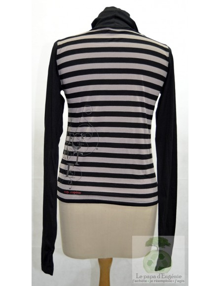 Cop.Copine - top - Dame - noir - S-36 FR-T1