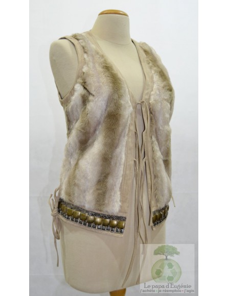 Sisley - veste - Dame - beige - XL-42 FR-T4