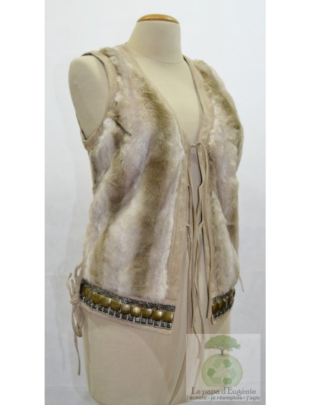 Sisley - veste - Dame - beige - XL-42 FR-T4