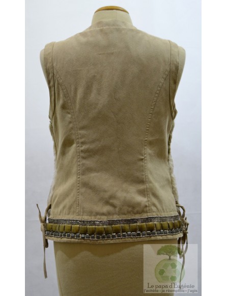 Sisley - veste - Dame - beige - XL-42 FR-T4