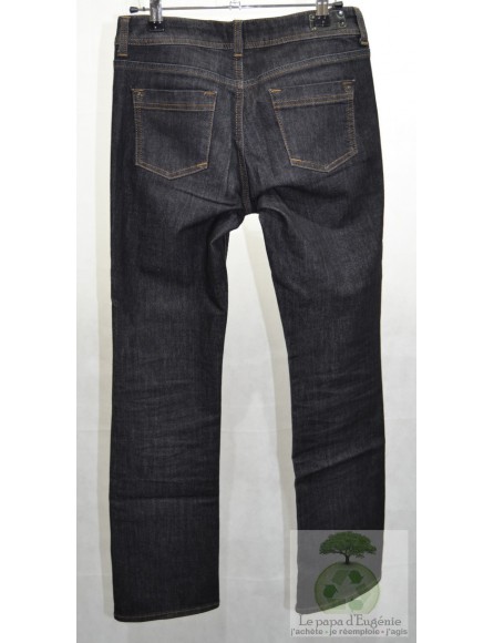 Esprit - jeans regular straight - Dame - noir - XS-34 FR-T0