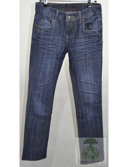 Bonobo - jeans regular straight - Dame - bleu - M-38 FR-T2