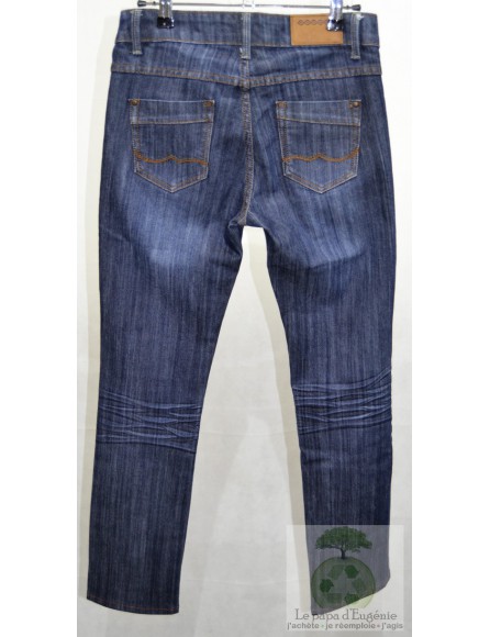 Bonobo - jeans regular straight - Dame - bleu - M-38 FR-T2