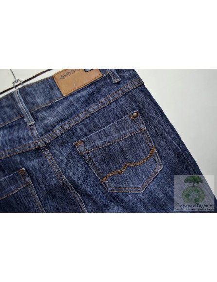 Bonobo - jeans regular straight - Dame - bleu - M-38 FR-T2
