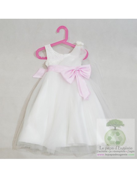 Inconnu - robe de princesse - Fille - blanc - 8A
