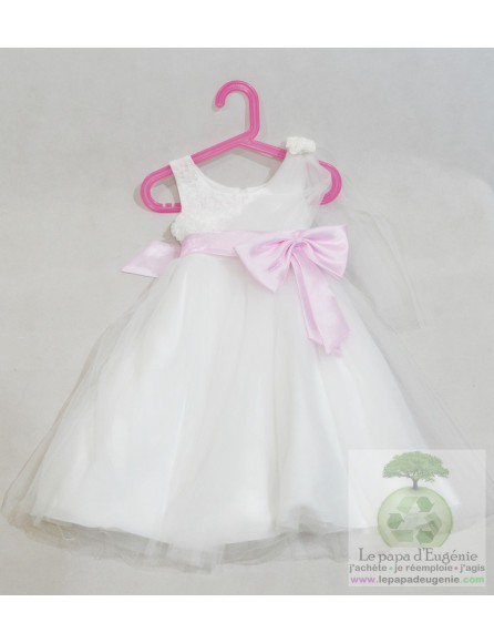 Inconnu - robe de princesse - Fille - blanc - 8A