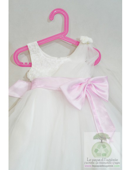 Inconnu - robe de princesse - Fille - blanc - 8A