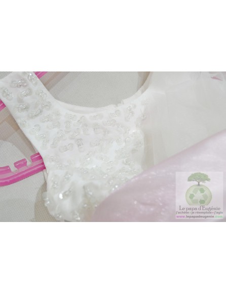 Inconnu - robe de princesse - Fille - blanc - 8A